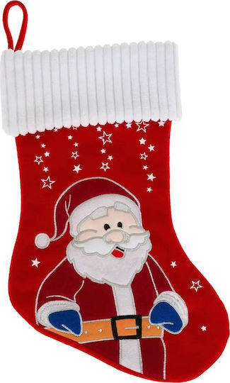 Weihnachtliche Dekorationssocken Santa Claus mit Weihnachtsmann Rote
