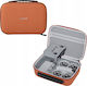 Sunnylife Controller Battery Carry Case Orange Fabric for DJI Neo 26.6x9.3x19.1cm
