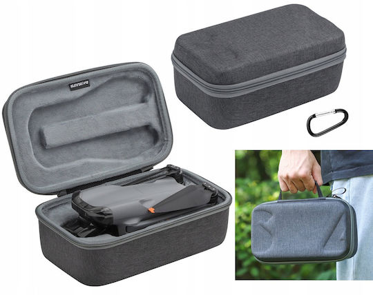 Sunnylife Куфарче За Пренасяне Сиво Текстилно За DJI Air 3S / Air 3 17.5x6.7x15.6см