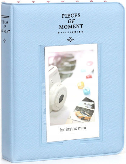 Loveinstant Mini Photo Album for 64 Blue Photos