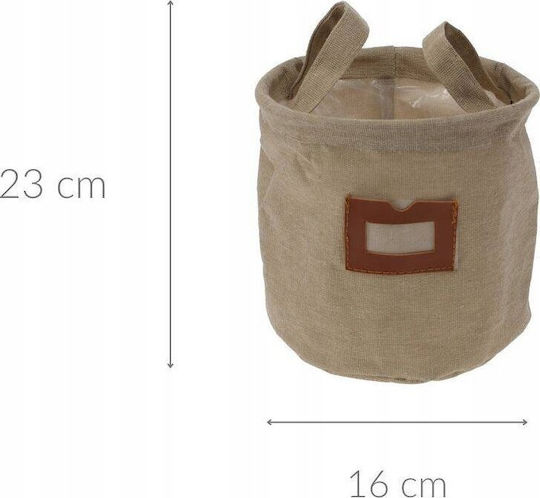 Home&Styling Collection Текстилна Складова Кошница Сив 16x16x23см