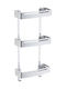 Gloria Formula Wall Mounted Bathroom Shelf Metallic