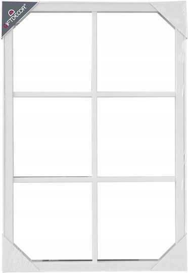 Gift Decor SP01_14908980 Огледало На Стената Правоъгълно Бяло 71x49см Gift Decor SP01_14908980 Огледало На Стената Правоъгълно Бяло 71x49см