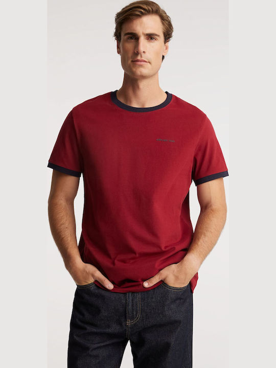 Logo T-Shirt Burgundisch