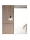 Ondaluce Adjustable Pendant Light Transparent with E27 Socket 18x18cm