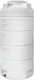 Stamatiou Plastics Plastic Water / Petroleum Storage Tank Narrow Vertical 500lt White