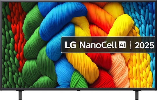 LG Smart Телевизор 50" 4K UHD QNED NanoCell NanoCell AI NANO80 HDR (2025) 50NANO80A6B