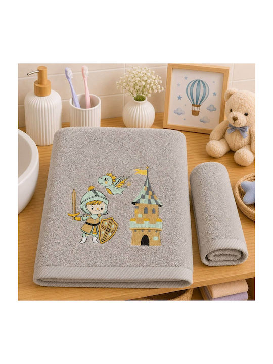 Astron Italy Set of Baby Towels 2pcs Knight Kni...