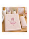 Astron Italy Set of Baby Towels 2pcs Girl Fairy Tale Girl Weight 500gsm