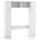 Costway Dulap de baie pentru mașina de spălat 57.5x18x80.5cm Alb
