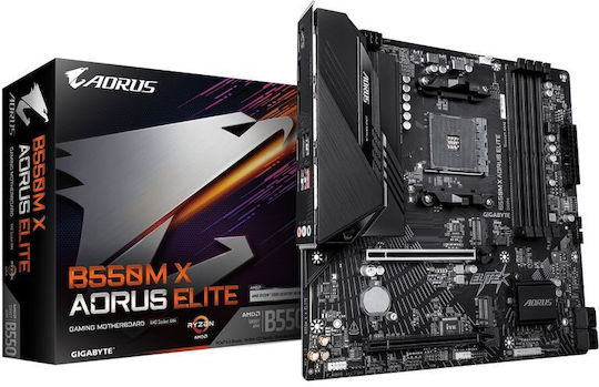 B550M X Aorus Elite Motherboard Micro ATX with AMD AM4 Socket