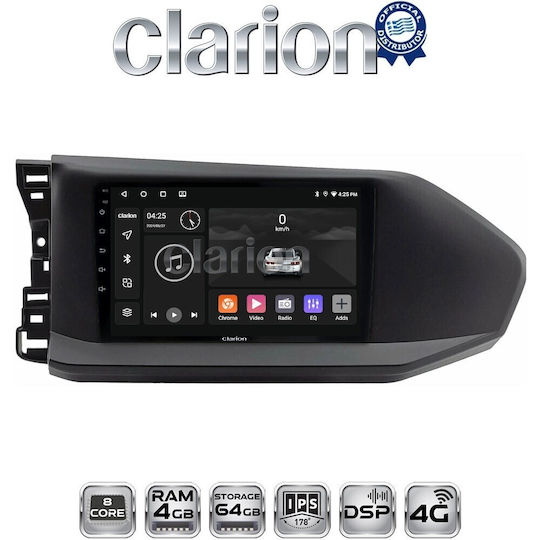 Clarion Auto-Audiosystem Für Volkswagen Caddy 2023 Bluetooth USB Eingebautes Wi-Fi GPS Apple CarPlay Android Auto