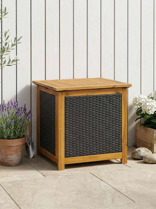 vidaXL Outdoor Aufbewahrungsboxen Rattan 185lt Schwarzes vidaXL Outdoor Aufbewahrungsboxen Rattan 185lt Schwarzes