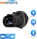 Fodsports V6S Μονή Ενδοεπικοινωνία για Κράνος Μηχανής με Bluetooth