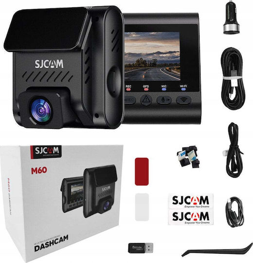 SJCAM M60 Autodigitale Videorekorder auf Windschutzscheibe 4K Mit Bildschirm 2" WLAN GPS
