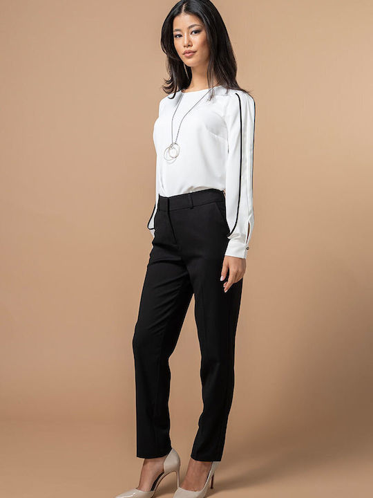 Hermosa Jessie Women's High Rise Fabric Trouser...