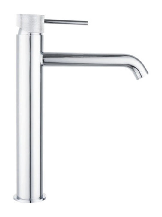 Form&Style Kuda Xl Baterie Amestecare Pentru Chiuvetă Înaltă Argintie