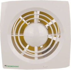 Domovent Fan Ventilator De Perete Pentru Baie 125mm Bej