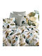 Darymex Cotton Duvet Cover Set 160x200cm Single With Pillowcase White