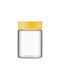 Buydeem General Use Glass Yellow Vase with Lid 500ml
