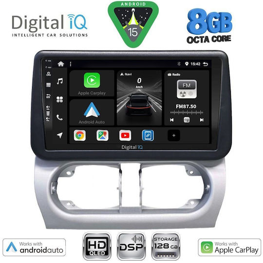 Digital IQ Автомобилна Аудио Система за Opel Corsa / Tigra (Bluetooth/USB/Wi-Fi/GPS/Apple CarPlay/Android Auto) с Touch Screen 9"