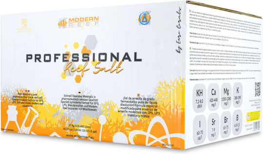 Modern Reef Professionelles Riff Salz 20kg 2x 10kg Beutel In Einer Kartonbox Neu