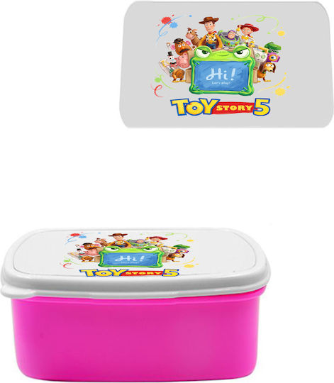 Photoretous Photoretous Kunststoff Kinderlebensmittelbehälter Toy Story Rosa