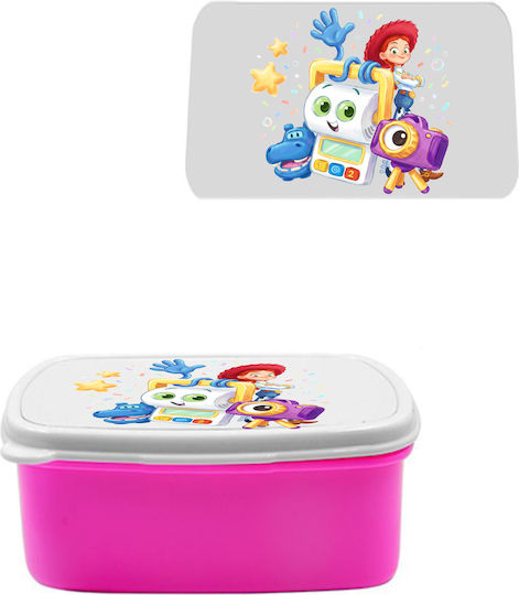 Photoretous Photoretous Kunststoff Kinderlebensmittelbehälter Toy Story Rosa