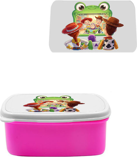 Photoretous Photoretous Kunststoff Kinderlebensmittelbehälter Toy Story Rosa