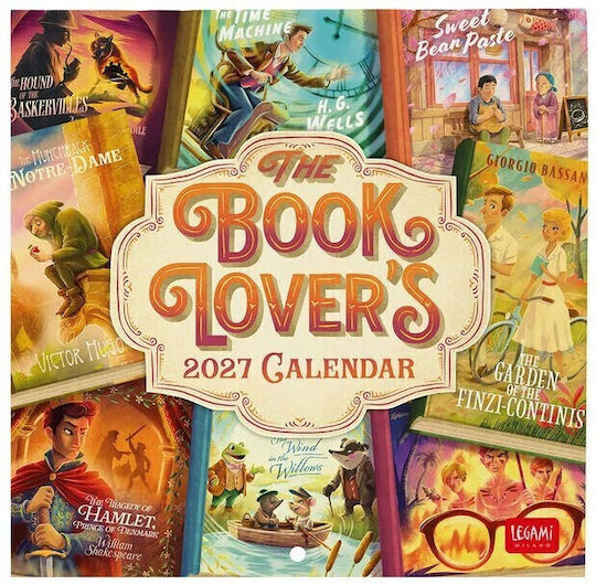 Legami Milano Buch Täglich Wandmontiertes Kalender 2027 18x18cm