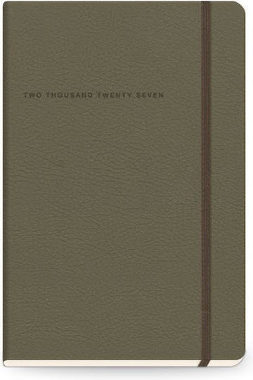 The Writing Fields Softline Tägliche Tagesordnung 2027 Braun 13,8x20,4cm