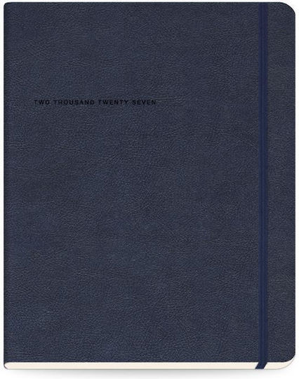 The Writing Fields Softline Седмичен Дневник 2027 Син 21x26см