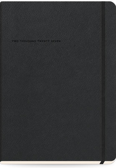 The Writing Fields Softline Седмичен Дневник 2027 Черен 21x26см