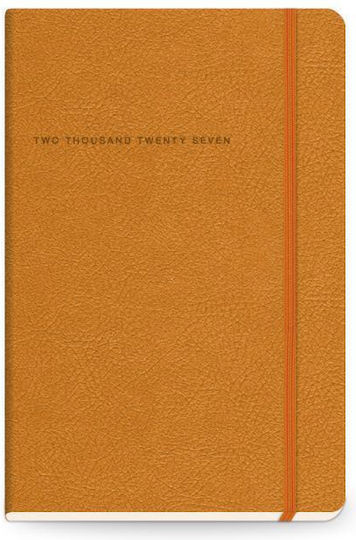 The Writing Fields Softline Дневен Дневник 2027 Оранжев 13.8x20.4см