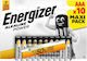 Energizer Power Alkaline Batteries AAA 1.5V 10pcs