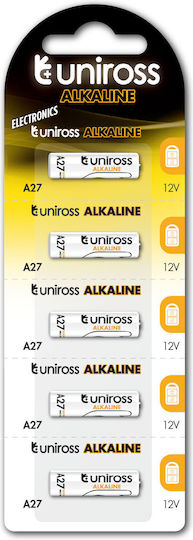 Uniross Αλκαλικές Μπαταρίες A27 1.5V 5τμχ