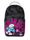 Sprayground Smurfs Tag It Up Ученическа Раница за Гимназия Smurfs Tag It Up