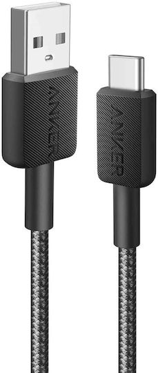 Anker Cable USB-C male - USB-A Μαύρο 0.9m A81H5H11