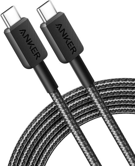 Anker Cable USB-C male - USB-C PD Μαύρο 0.9m A81F5H11