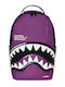 Sprayground Shark Central School Backpack Junior High - High School Shark Central Bubbly Purple