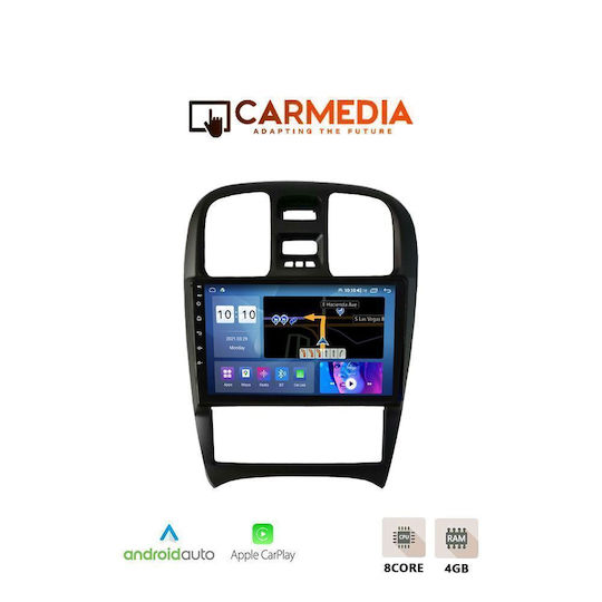 Carmedia Автомобилна Аудио Система за Hyundai Sonata 2000-2006 (Bluetooth/USB/Wi-Fi/GPS/Apple CarPlay/Android Auto) с Touch Screen 9"