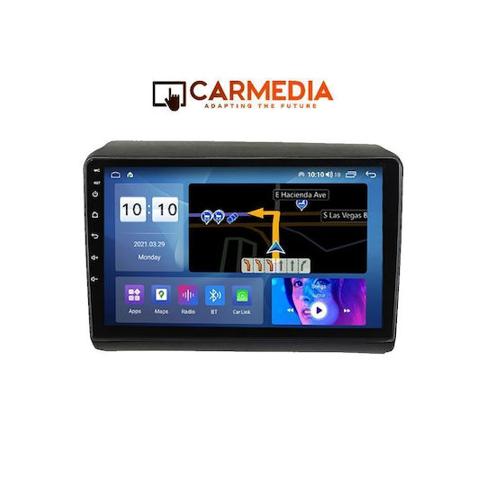 Carmedia Автомобилна Аудио Система за Peugeot Boxer Fiat Ducato Citroen Jumper 2006-2011 (Bluetooth/USB/WiFi/GPS/Android Auto) с Touch Screen 9"