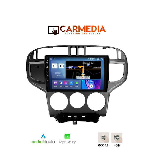 Carmedia Car Audio System for Hyundai Matrix 2001-2010 Bluetooth USB WiFi GPS Apple CarPlay Android Auto with 9" Touch Screen