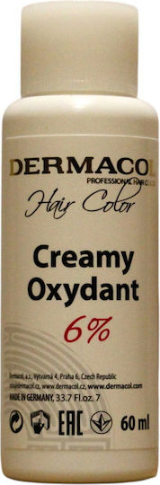 Dermacol Cremă Oxidantă Profesională Pentru Decolorarea Părului 6% 60 Ml