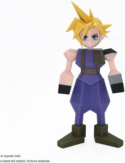 Final Fantasy Vii Cloud Strife Figure Polygon Soft Vinyl 15cm
