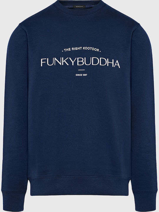 Funky Buddha Funky Buddha Navy Blue Sweatshirt