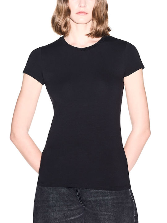 Armani Exchange Дамска Тениска Черна