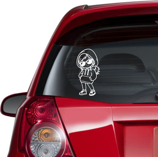 Лепенка За Колата Kid On Board Кафява