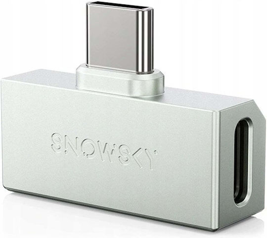 Усилвател за слушалки Fiio X Snowsky Tiny A Сребрист Усилвател за слушалки Dac Порт Usb-c + 3,5 Mm