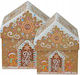 Decorațiuni De Sărbători Colecția Home Styling Cutii De Crăciun În Formă De Casă Set 2 Bucăți